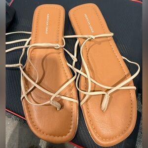 American Eagle Outfitters Beige Strappy Sandals